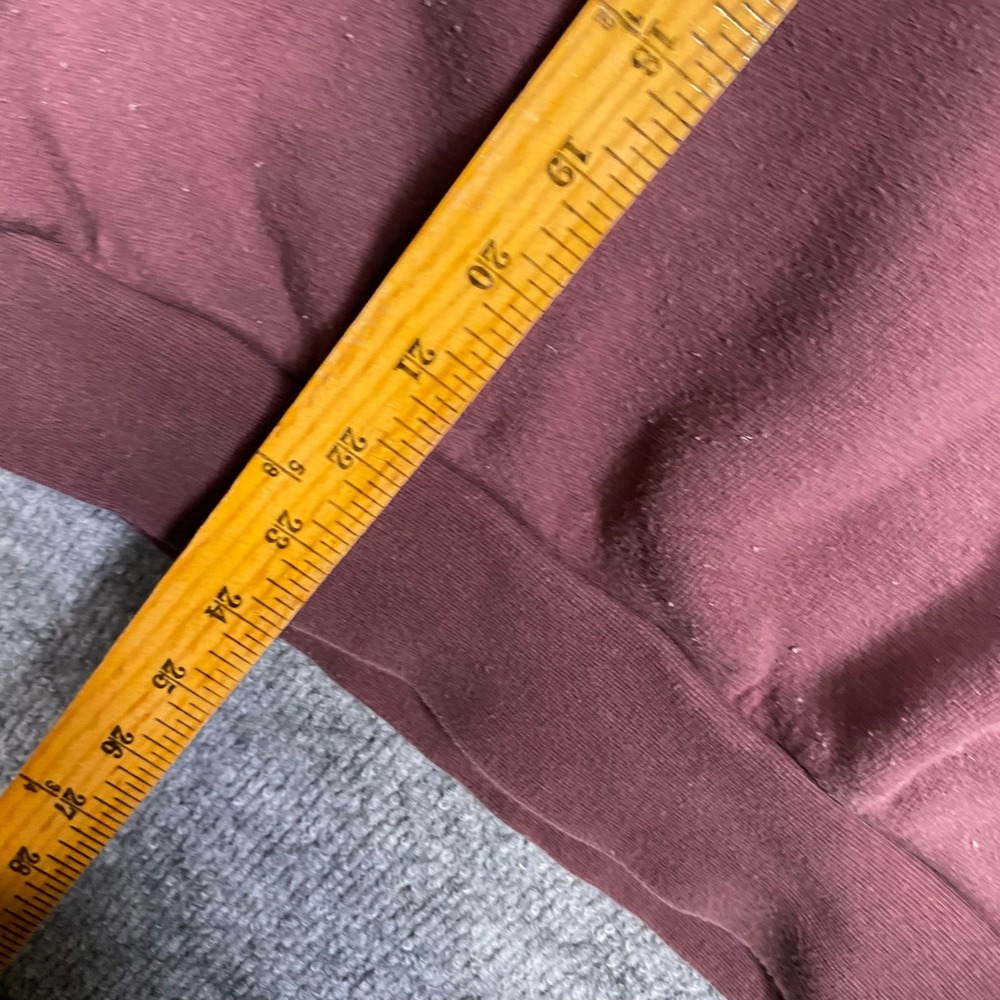 Darc Sport SHE Wolves Forever Quarter Snap Sweatshirt Maroon Burgundy Medium - Picture 4 of 8